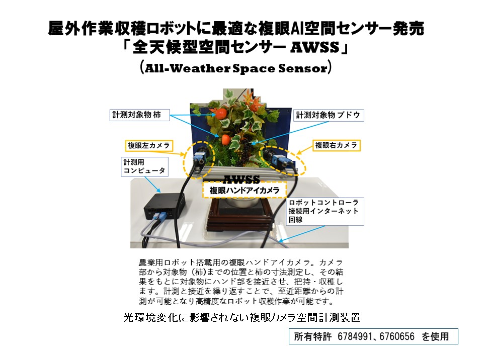 全天候型空間センサーAWSS