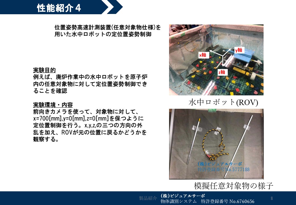 位置姿勢高速計測装置(任意対象物仕様)